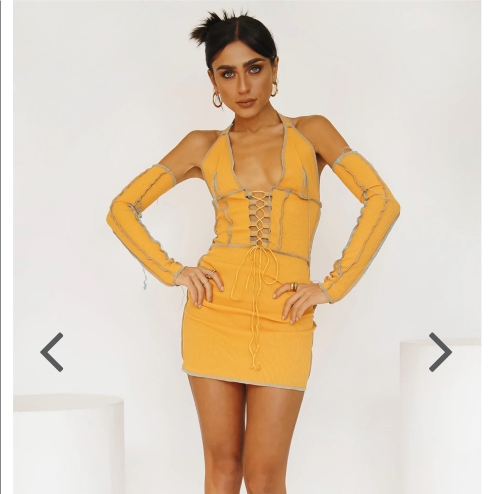 8 Birdies Lace-Up Dress - Picture 7 of 10